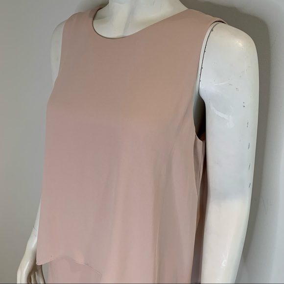 BCBG Double Layer Cream Briyana Dress CS0026 - Picture 7 of 8